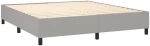 ΚΡΕΒΑΤΙ BOXSPRING ΜΕ ΣΤΡΩΜΑ & LED ΑΝ.ΓΚΡΙ 180X200ΕΚ. ΥΦΑΣΜΑΤΙΝΟ 3138333