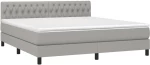 ΚΡΕΒΑΤΙ BOXSPRING ΜΕ ΣΤΡΩΜΑ & LED ΑΝ.ΓΚΡΙ 180X200 ΕΚ ΥΦΑΣΜΑΤΙΝΟ 3133413