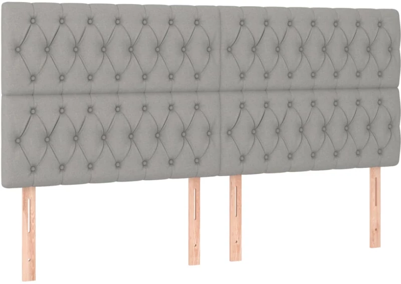 ΚΡΕΒΑΤΙ BOXSPRING ΜΕ ΣΤΡΩΜΑ ΑΝΟΙΧΤΟ ΓΚΡΙ 180X200 ΕΚ. ΥΦΑΣΜΑΤΙΝΟ 3137413