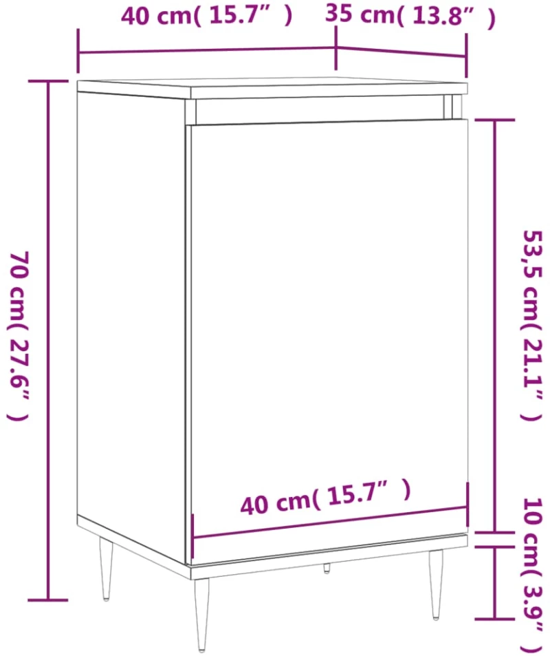 ΣΥΡΤΑΡΙΕΡΑ SONOMA ΔΡΥΣ 40 X 35 X 70 ΕΚ. ΑΠΟ ΕΠΕΞΕΡΓΑΣΜΕΝΟ ΞΥΛΟ 831042