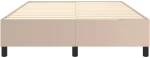 ΠΛΑΙΣΙΟ ΚΡΕΒΑΤΙΟΥ BOXSPRING ΚΑΠΟΥΤΣΙΝΟ 140X190ΕΚ. ΣΥΝΘΕΤ. ΔΕΡΜΑ 3121046
