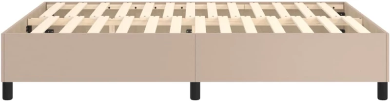 ΠΛΑΙΣΙΟ ΚΡΕΒΑΤΙΟΥ BOXSPRING ΚΑΠΟΥΤΣΙΝΟ 140X190ΕΚ. ΣΥΝΘΕΤ. ΔΕΡΜΑ 3121046