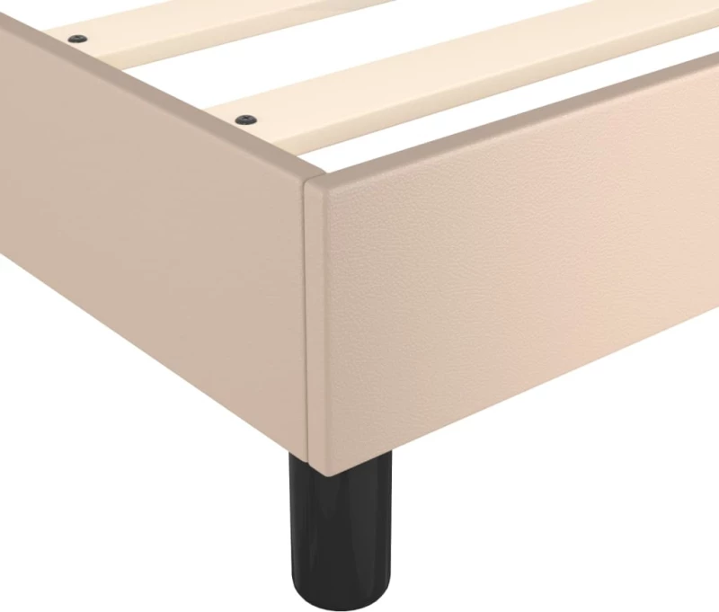 ΠΛΑΙΣΙΟ ΚΡΕΒΑΤΙΟΥ BOXSPRING ΚΑΠΟΥΤΣΙΝΟ 140X190ΕΚ. ΣΥΝΘΕΤ. ΔΕΡΜΑ 3121046
