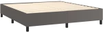 ΠΛΑΙΣΙΟ ΚΡΕΒΑΤΙΟΥ BOXSPRING ΓΚΡΙ 160X200 ΕΚ. ΣΥΝΘΕΤΙΚΟ ΔΕΡΜΑ 3121057