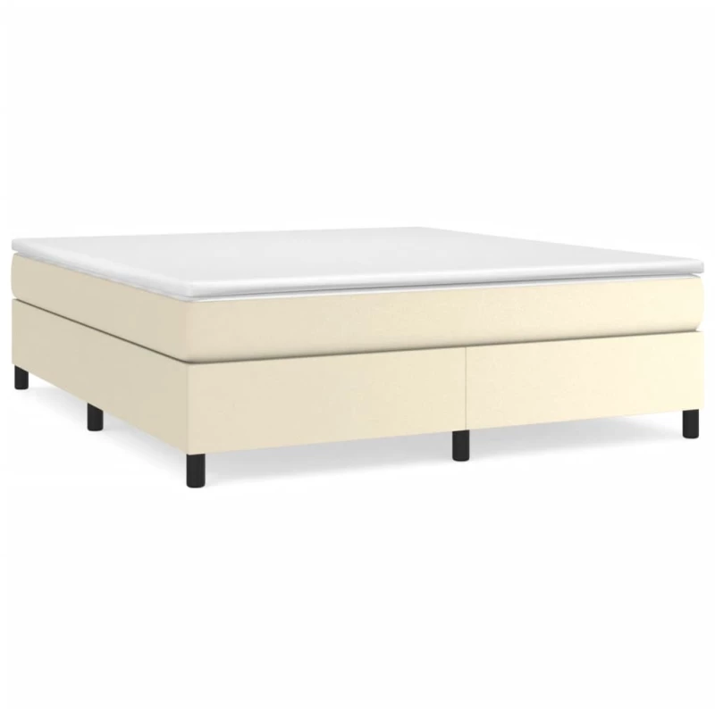 ΠΛΑΙΣΙΟ ΚΡΕΒΑΤΙΟΥ BOXSPRING ΚΡΕΜ 180X200 ΕΚ. ΣΥΝΘΕΤΙΚΟ ΔΕΡΜΑ 3121061