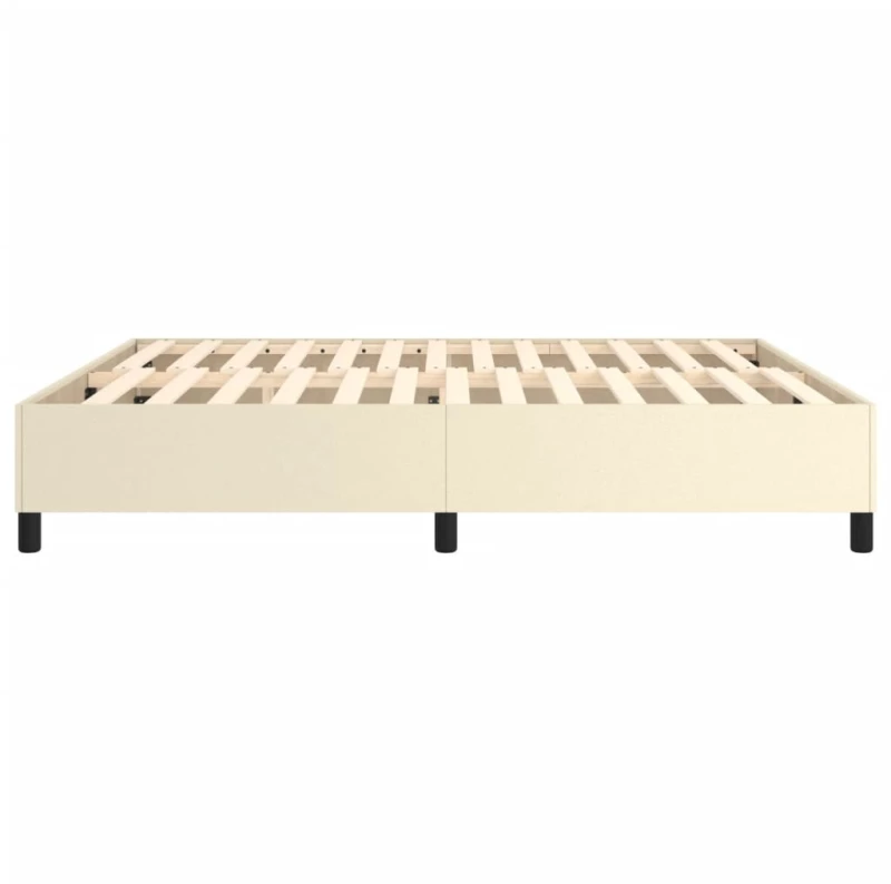 ΠΛΑΙΣΙΟ ΚΡΕΒΑΤΙΟΥ BOXSPRING ΚΡΕΜ 180X200 ΕΚ. ΣΥΝΘΕΤΙΚΟ ΔΕΡΜΑ 3121061