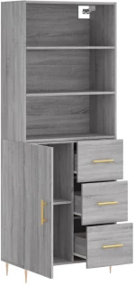 ΝΤΟΥΛΑΠΙ ΓΚΡΙ SONOMA 69,5 X 34 X 180 ΕΚ. ΕΠΕΞΕΡΓΑΣΜΕΝΟ ΞΥΛΟ 3189435