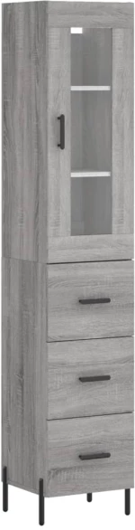 ΜΠΟΥΦΕΣ SONOMA ΓΚΡΙ 34,5 X 34 X 180 ΕΚ. ΑΠΟ ΕΠΕΞΕΡΓΑΣΜΕΝΟ ΞΥΛΟ 3199247