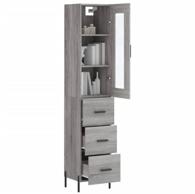 ΜΠΟΥΦΕΣ SONOMA ΓΚΡΙ 34,5 X 34 X 180 ΕΚ. ΑΠΟ ΕΠΕΞΕΡΓΑΣΜΕΝΟ ΞΥΛΟ 3199247