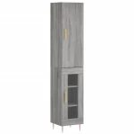 ΜΠΟΥΦΕΣ SONOMA ΓΚΡΙ 34,5 X 34 X 180 ΕΚ. ΑΠΟ ΕΠΕΞΕΡΓΑΣΜΕΝΟ ΞΥΛΟ 3199039