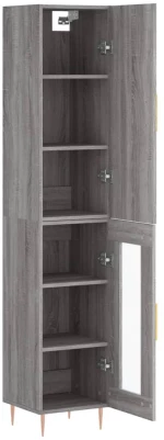 ΜΠΟΥΦΕΣ SONOMA ΓΚΡΙ 34,5 X 34 X 180 ΕΚ. ΑΠΟ ΕΠΕΞΕΡΓΑΣΜΕΝΟ ΞΥΛΟ 3199039