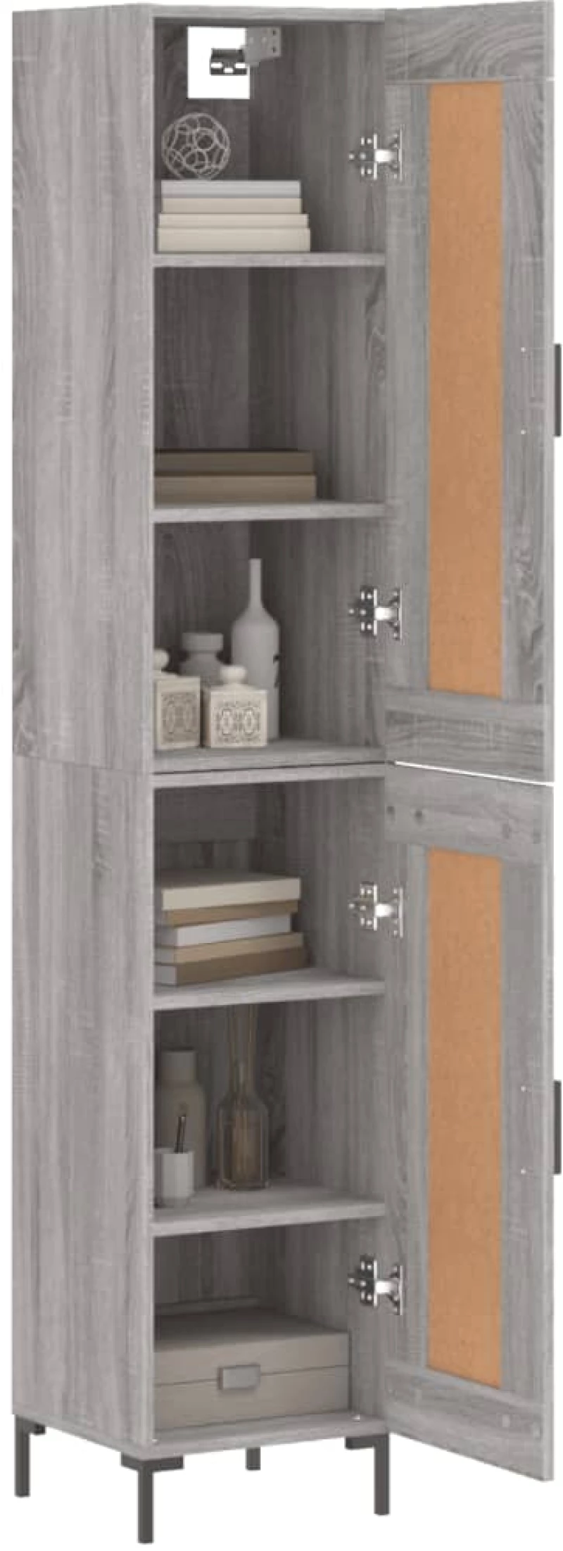 ΜΠΟΥΦΕΣ SONOMA ΓΚΡΙ 34,5 X 34 X 180 ΕΚ. ΑΠΟ ΕΠΕΞΕΡΓΑΣΜΕΝΟ ΞΥΛΟ 3200455