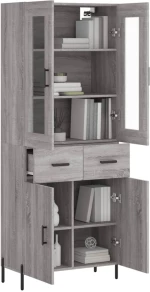 ΝΤΟΥΛΑΠΙ ΓΚΡΙ SONOMA 69,5 X 34 X 180 ΕΚ. ΕΠΕΞΕΡΓΑΣΜΕΝΟ ΞΥΛΟ 3198543