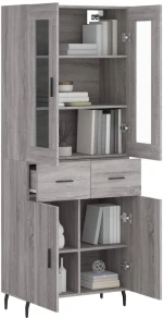 ΝΤΟΥΛΑΠΙ ΓΚΡΙ SONOMA 69,5 X 34 X 180 ΕΚ. ΕΠΕΞΕΡΓΑΣΜΕΝΟ ΞΥΛΟ 3198551