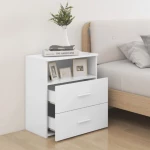 ΚΟΜΟΔΙΝΑ 2 ΤΕΜ. ΛΕΥΚΑ 50 X 32 X 60 ΕΚ. ΑΠΟ ΜΟΡΙΟΣΑΝΙΔΑ 803273