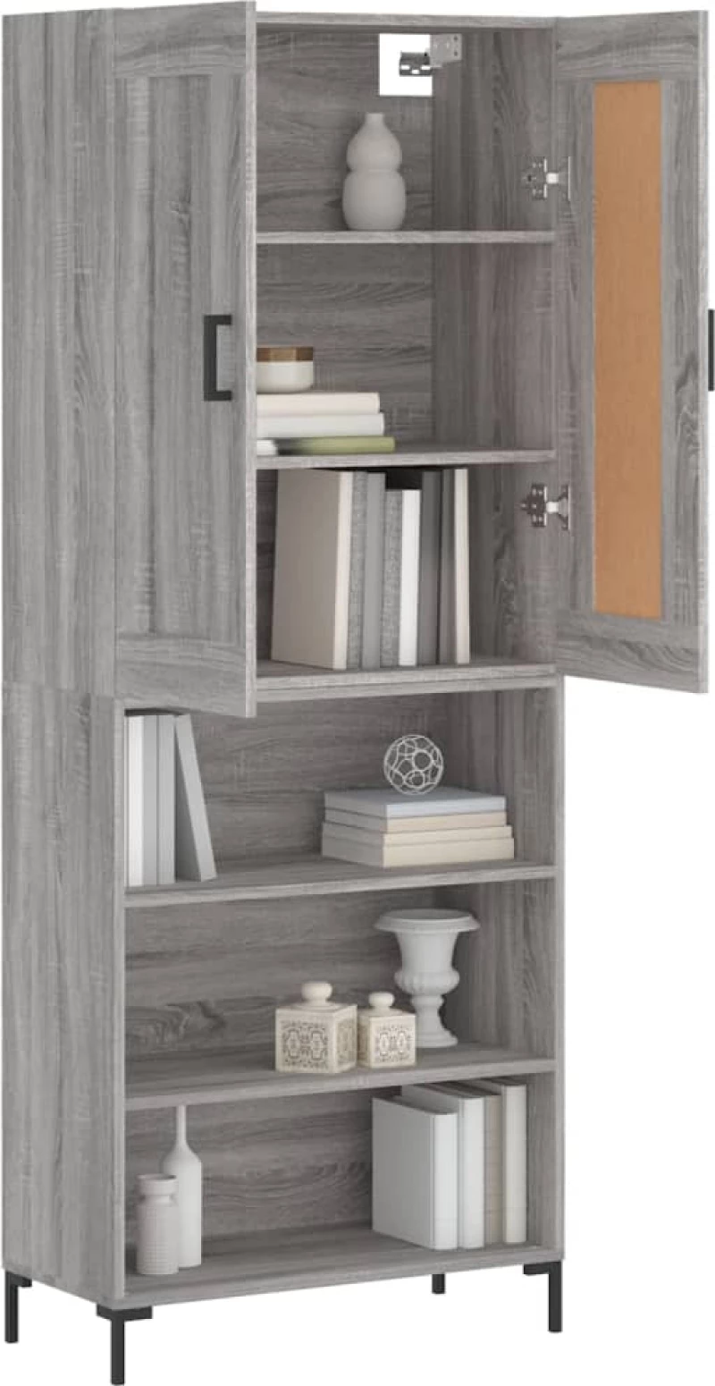 ΝΤΟΥΛΑΠΙ ΓΚΡΙ SONOMA 69,5 X 34 X 180 ΕΚ. ΕΠΕΞΕΡΓΑΣΜΕΝΟ ΞΥΛΟ 3200071