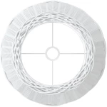 ΚΑΠΕΛΟ ΦΩΤΙΣΤΙΚΟΥ ΛΕΥΚΟ Ø50X30 ΕΚ. ΑΠΟ WICKER 364387