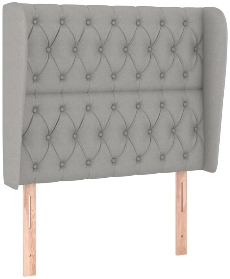 ΚΡΕΒΑΤΙ BOXSPRING ΜΕ ΣΤΡΩΜΑ ΑΝΟΙΧΤΟ ΓΚΡΙ 90X190 ΕΚ. ΥΦΑΣΜΑΤΙΝΟ 3128725