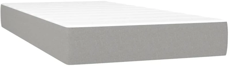 ΚΡΕΒΑΤΙ BOXSPRING ΜΕ ΣΤΡΩΜΑ & LED ΑΝ.ΓΚΡΙ 90X190 ΕΚ. ΥΦΑΣΜΑΤΙΝΟ 3134997