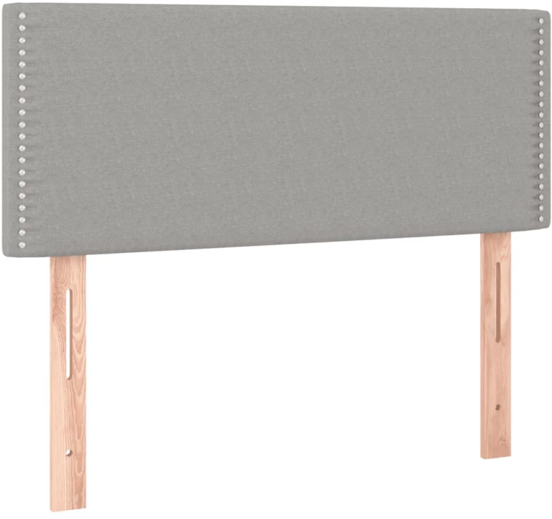 ΚΡΕΒΑΤΙ BOXSPRING ΜΕ ΣΤΡΩΜΑ ΑΝΟΙΧΤΟ ΓΚΡΙ 90X190 ΕΚ. ΥΦΑΣΜΑΤΙΝΟ 3126125