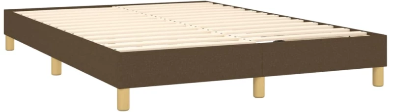 ΚΡΕΒΑΤΙ BOXSPRING ΜΕ ΣΤΡΩΜΑ ΣΚΟΥΡΟ ΚΑΦΕ 140X200 ΕΚ ΥΦΑΣΜΑΤΙΝΟ 3140540
