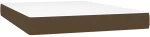 ΚΡΕΒΑΤΙ BOXSPRING ΜΕ ΣΤΡΩΜΑ ΣΚΟΥΡΟ ΚΑΦΕ 140X200 ΕΚ ΥΦΑΣΜΑΤΙΝΟ 3140540