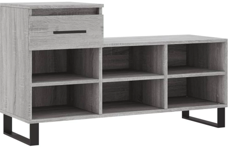 ΠΑΠΟΥΤΣΟΘΗΚΗ ΓΚΡΙ SONOMA 102X36X60 ΕΚ. ΑΠΟ ΕΠΕΞΕΡΓΑΣΜΕΝΟ ΞΥΛΟ 831378