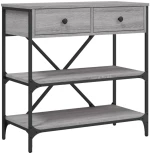 ΤΡΑΠΕΖΙ ΚΟΝΣΟΛΑ ΓΚΡΙ SONOMA 75X34,5X75 ΕΚ. ΕΠΕΞΕΡΓΑΣΜΕΝΟ ΞΥΛΟ 833411