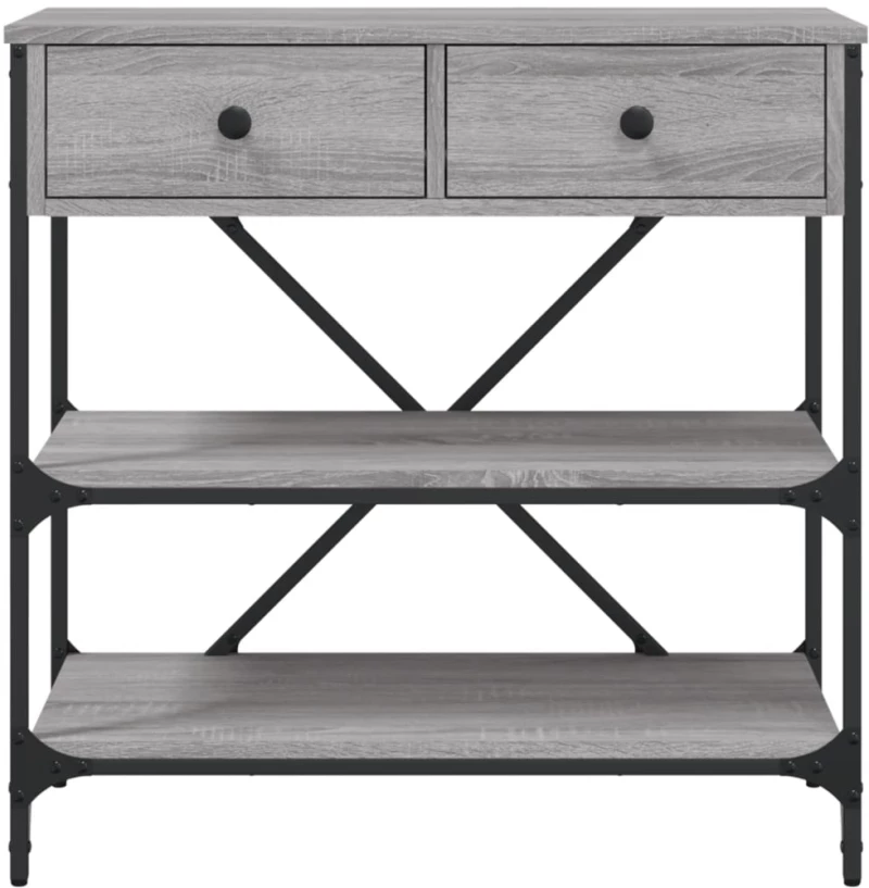 ΤΡΑΠΕΖΙ ΚΟΝΣΟΛΑ ΓΚΡΙ SONOMA 75X34,5X75 ΕΚ. ΕΠΕΞΕΡΓΑΣΜΕΝΟ ΞΥΛΟ 833411