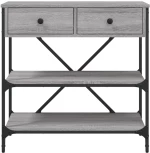 ΤΡΑΠΕΖΙ ΚΟΝΣΟΛΑ ΓΚΡΙ SONOMA 75X34,5X75 ΕΚ. ΕΠΕΞΕΡΓΑΣΜΕΝΟ ΞΥΛΟ 833411