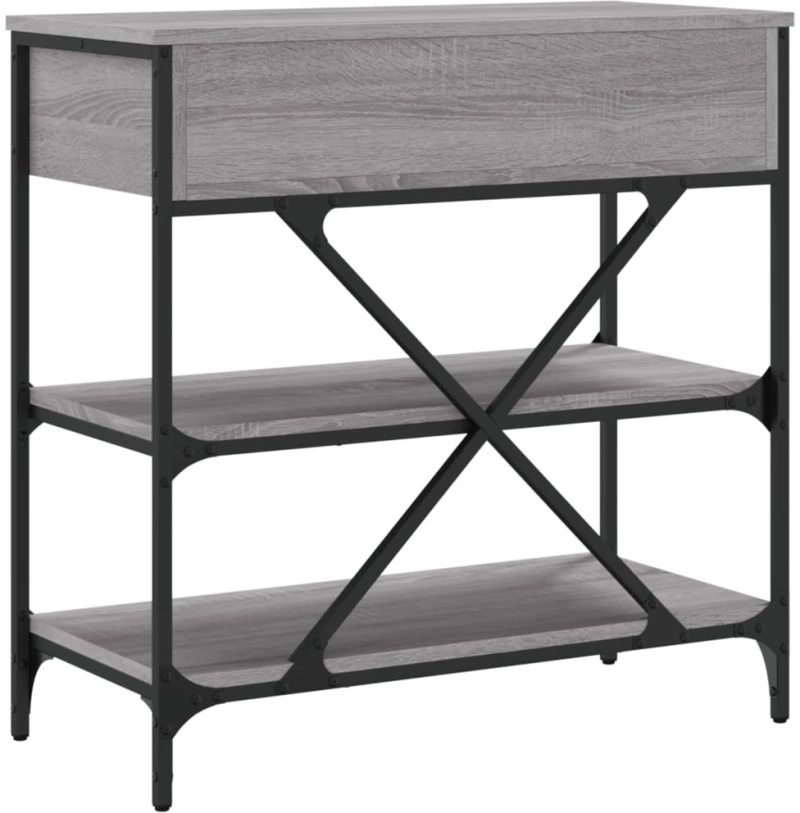 ΤΡΑΠΕΖΙ ΚΟΝΣΟΛΑ ΓΚΡΙ SONOMA 75X34,5X75 ΕΚ. ΕΠΕΞΕΡΓΑΣΜΕΝΟ ΞΥΛΟ 833411