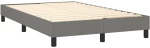 ΚΡΕΒΑΤΙ BOXSPRING ΜΕ ΣΤΡΩΜΑ & LED ΣΚ.ΓΚΡΙ 120X200 ΕΚ ΥΦΑΣΜΑΤΙΝΟ 3132982