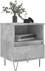 ΚΟΜΟΔΙΝΑ 2 ΤΕΜ. ΓΚΡΙ ΣΚΥΡΟΔΕΜΑΤΟΣ 40X35X50 ΕΚ. ΕΠΕΞΕΡΓ. ΞΥΛΟ 830629