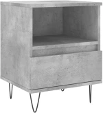 ΚΟΜΟΔΙΝΑ 2 ΤΕΜ. ΓΚΡΙ ΣΚΥΡΟΔΕΜΑΤΟΣ 40X35X50 ΕΚ. ΕΠΕΞΕΡΓ. ΞΥΛΟ 830629