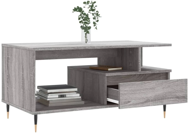 ΤΡΑΠΕΖΑΚΙ ΣΑΛΟΝΙΟΥ ΓΚΡΙ SONOMA 90X49X45 ΕΚ.ΕΠΕΞΕΡΓΑΣΜΕΝΟ ΞΥΛΟ 831018