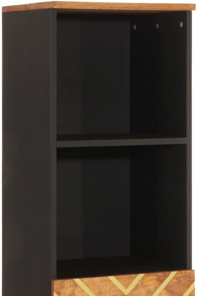 ΝΤΟΥΛΑΠΙ ΜΠΑΝΙΟΥ ΚΑΦΕ/ΜΑΥΡΟ 38X33,5X160 ΕΚ. ΜΑΣΙΦ ΞΥΛΟ ΜΑΝΓΚΟ 356805