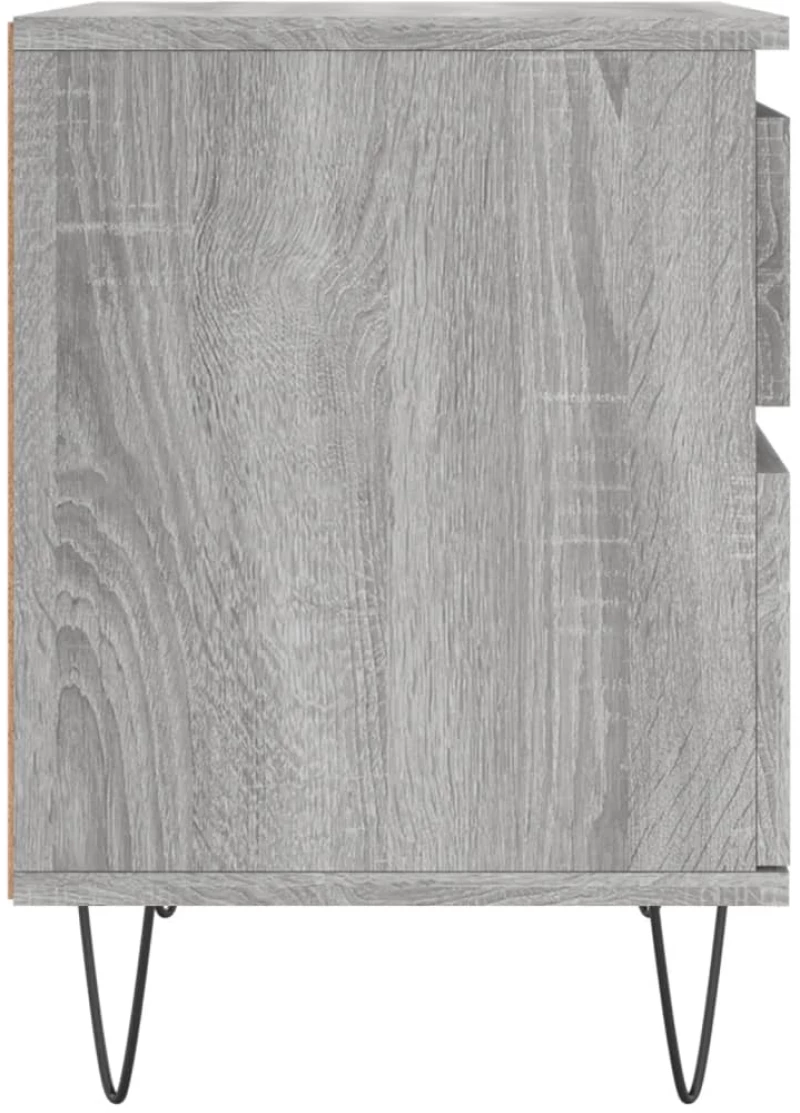 ΚΟΜΟΔΙΝΑ 2 ΤΕΜ. ΓΚΡΙ SONOMA 40 X 35 X 50 ΕΚ. ΑΠΟ ΕΠΕΞΕΡΓ. ΞΥΛΟ 830681