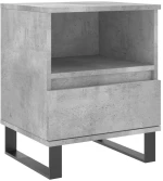 ΚΟΜΟΔΙΝΑ 2 ΤΕΜ. ΓΚΡΙ ΣΚΥΡΟΔΕΜΑΤΟΣ 40X35X50 ΕΚ. ΕΠΕΞΕΡΓ. ΞΥΛΟ 830645