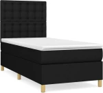 ΚΡΕΒΑΤΙ BOXSPRING ΜΕ ΣΤΡΩΜΑ ΜΑΥΡΟ 100 X 200 ΕΚ. ΥΦΑΣΜΑΤΙΝΟ 3142635