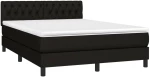 ΚΡΕΒΑΤΙ BOXSPRING ΜΕ ΣΤΡΩΜΑ ΜΑΥΡΟ 140X190 ΕΚ. ΥΦΑΣΜΑΤΙΝΟ 3140291