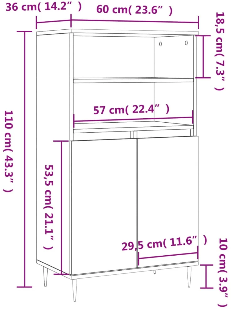 ΝΤΟΥΛΑΠΙ ΚΑΠΝΙΣΤΗ ΔΡΥΣ 60 X 36 X 110 ΕΚ. ΑΠΟ ΕΠΕΞΕΡΓΑΣΜΕΝΟ ΞΥΛΟ 831481