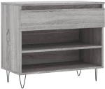 ΠΑΠΟΥΤΣΟΘΗΚΗ ΓΚΡΙ SONOMA 70X36X60 ΕΚ. ΑΠΟ ΕΠΕΞΕΡΓΑΣΜΕΝΟ ΞΥΛΟ 831442