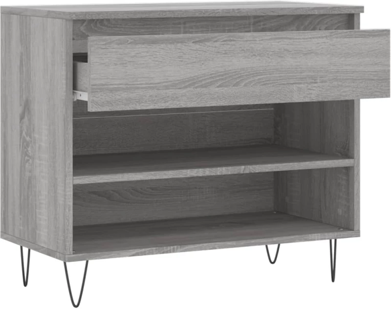 ΠΑΠΟΥΤΣΟΘΗΚΗ ΓΚΡΙ SONOMA 70X36X60 ΕΚ. ΑΠΟ ΕΠΕΞΕΡΓΑΣΜΕΝΟ ΞΥΛΟ 831442