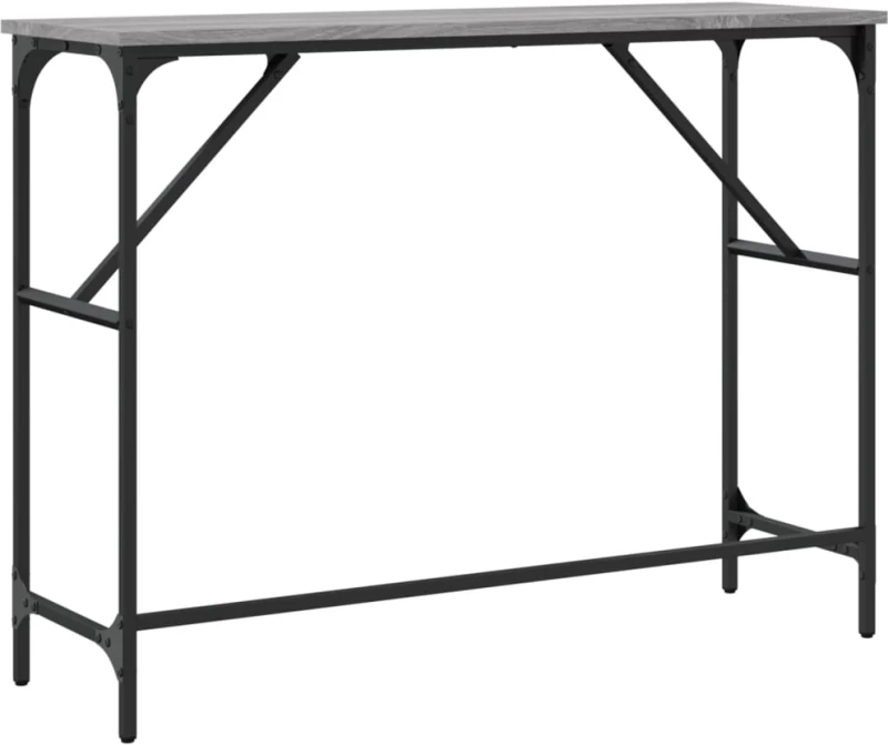 ΤΡΑΠΕΖΙ ΚΟΝΣΟΛΑ ΓΚΡΙ SONOMA 100X32X75 ΕΚ. ΕΠΕΞΕΡΓΑΣΜΕΝΟ ΞΥΛΟ 834058