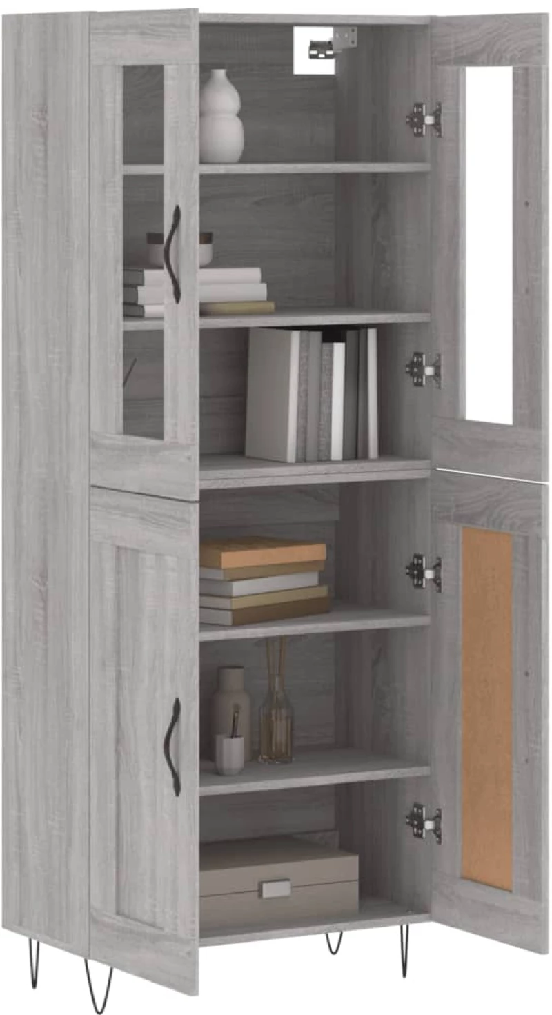 ΝΤΟΥΛΑΠΙ ΓΚΡΙ SONOMA 69,5 X 34 X 180 ΕΚ. ΕΠΕΞΕΡΓΑΣΜΕΝΟ ΞΥΛΟ 3198375