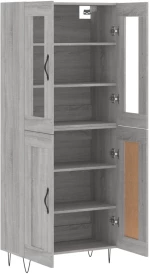 ΝΤΟΥΛΑΠΙ ΓΚΡΙ SONOMA 69,5 X 34 X 180 ΕΚ. ΕΠΕΞΕΡΓΑΣΜΕΝΟ ΞΥΛΟ 3198375