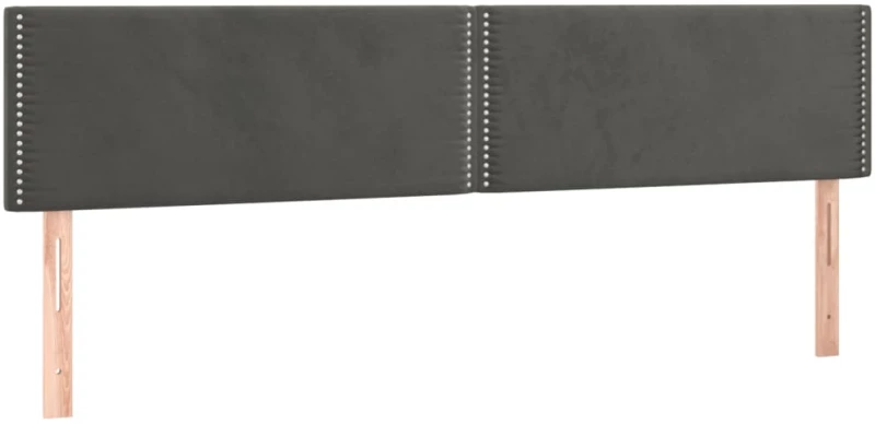 ΚΡΕΒΑΤΙ BOXSPRING ΜΕ ΣΤΡΩΜΑ ΣΚΟΥΡΟ ΓΚΡΙ 180X200 ΕΚ. ΒΕΛΟΥΔΙΝΟ 3127446