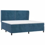 ΚΡΕΒΑΤΙ BOXSPRING ΜΕ ΣΤΡΩΜΑ ΣΚΟΥΡΟ ΜΠΛΕ 200X200 ΕΚ. ΒΕΛΟΥΔΙΝΟ 3129175