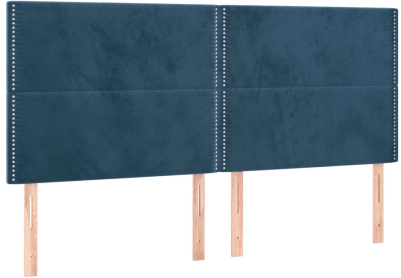 ΚΡΕΒΑΤΙ BOXSPRING ΜΕ ΣΤΡΩΜΑ ΣΚΟΥΡΟ ΜΠΛΕ 200X200 ΕΚ. ΒΕΛΟΥΔΙΝΟ 3132643