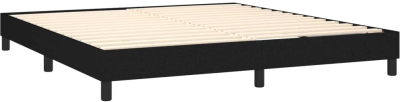 ΚΡΕΒΑΤΙ BOXSPRING ΜΕ ΣΤΡΩΜΑ & LED ΜΑΥΡΟ 160X200 ΕΚ. ΥΦΑΣΜΑΤΙΝΟ 3133007